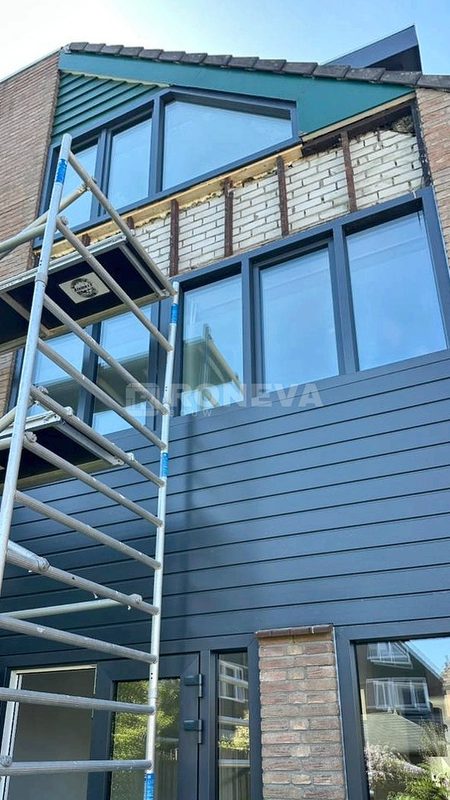 Gevelrenovatie met isolatie, na oplevering (1)